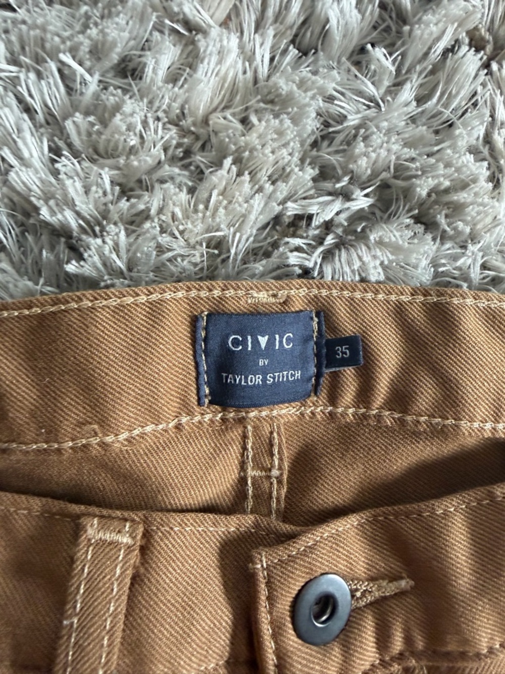 Taylor Stitch Civic Chinos in Brown